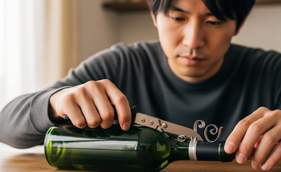 カッターを使った安全な開け方