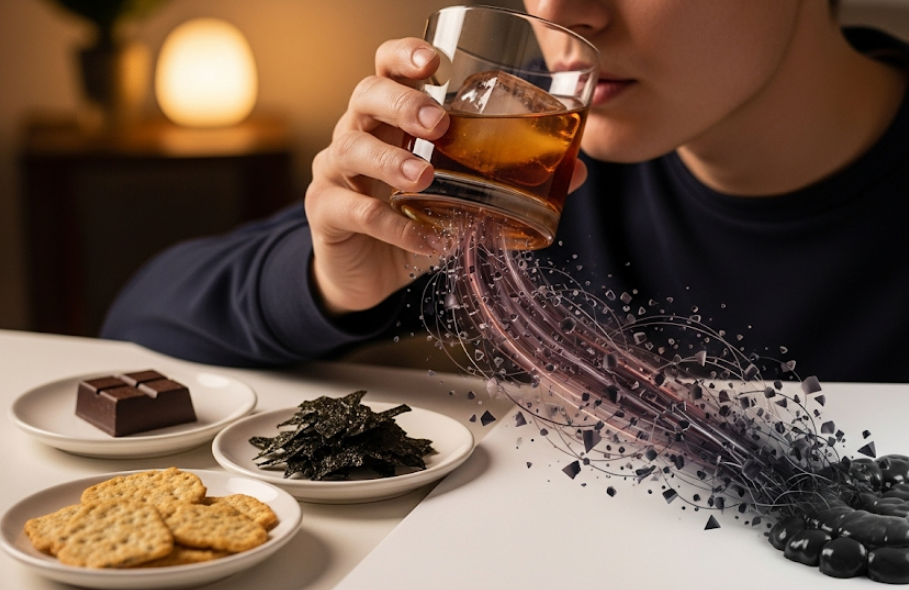 お酒飲んだ次の日に黒い便が出る場合