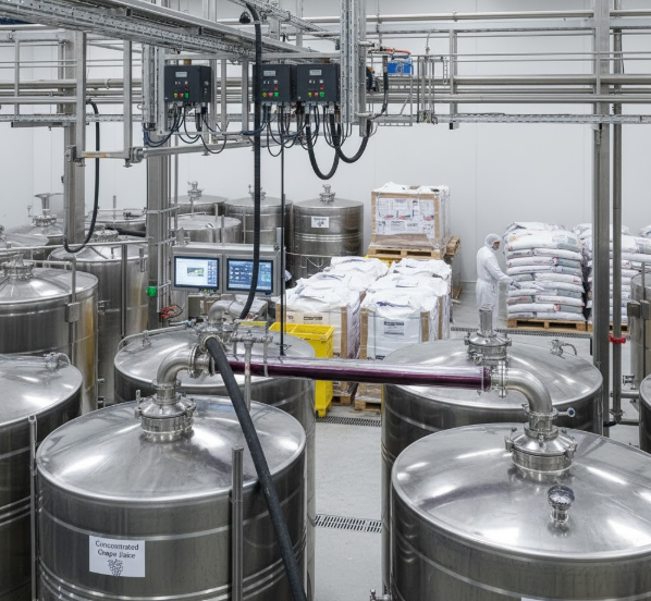 濃縮果汁活用でコストを抑える仕組み