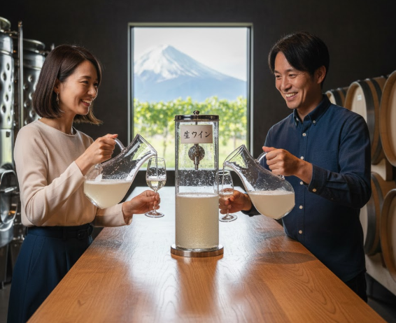 現地で味わう生ワインやスパークリング