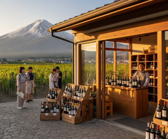 人気ワイナリーの直売所限定品を巡る