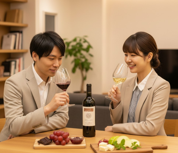 赤や白による味わいの違い