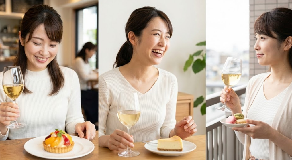 スイーツに合う甘口の白