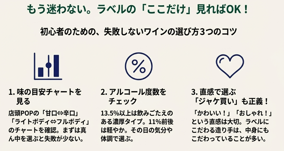 初心者でも迷わないワインの選び方