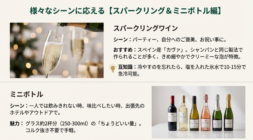パーティーに最適なスパークリングワイン