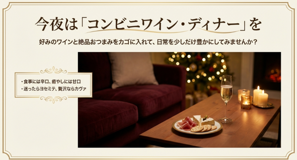 セブンイレブンのスパークリングワイン選びのまとめ。シーン別の選び方とおすすめ銘柄の最終確認。