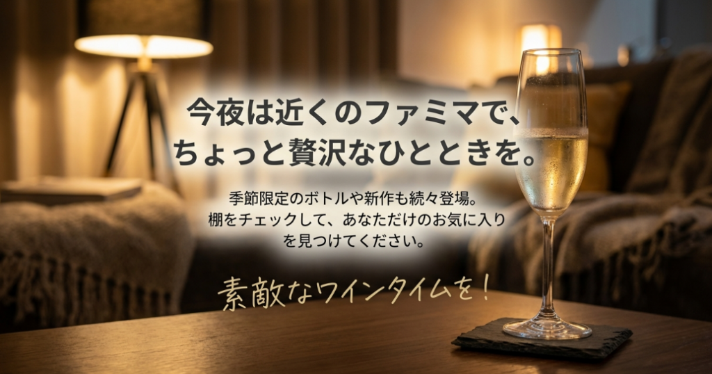 ファミマで楽しむ週末の贅沢ワインライフ