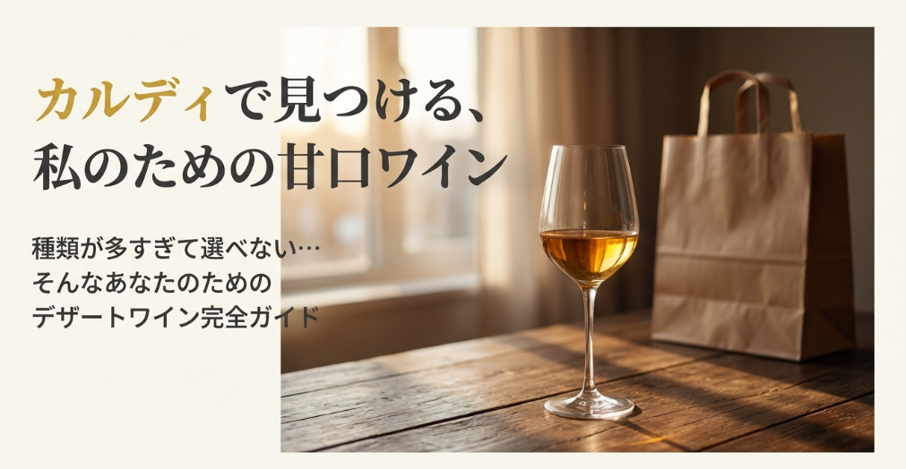 カルディで見つける甘口・デザートワイン完全ガイドの表紙