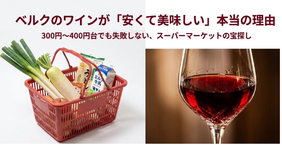 ベルクのワインおすすめ銘柄とコスパ最強の選び方を解説するスライド表紙